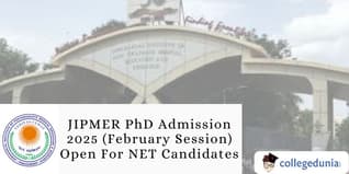 JIPMER PhD Admission 2025 (February Session) Open For NET Candidates; Apply by February 14